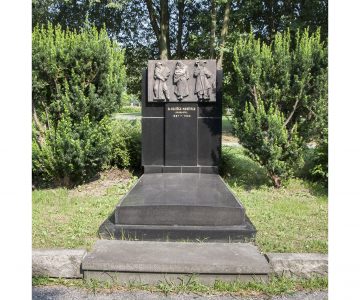 Hrob Vojtěcha Martínka na ústředním hřbitově ve Slezské Ostravě